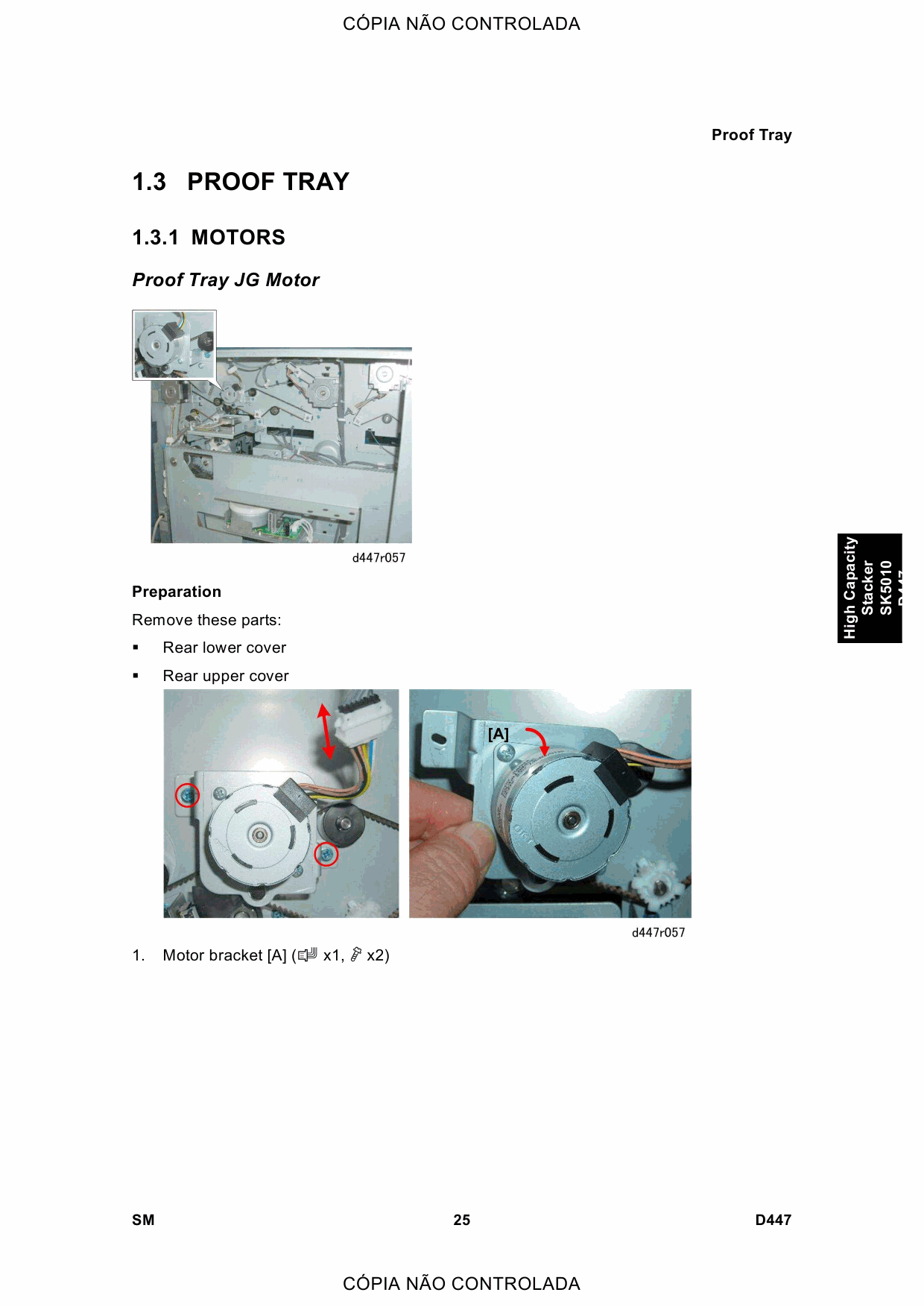 RICOH Options D447 HIGH-CAPACITY-STACKER Parts Catalog PDF download-6